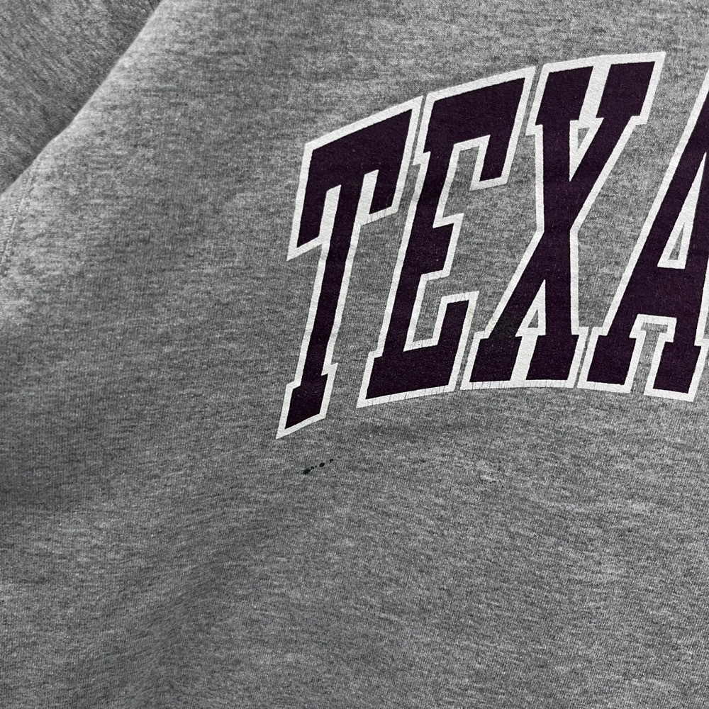 Champion Texas A&M Sweatshirt Mens Large Gray Crewneck Graphic Fleece Pullover - Picture 5 of 8